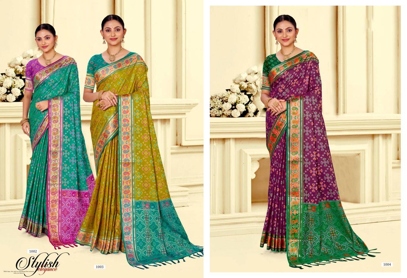 Bunawat - Rajshahi Patola-03 Latest saree designs in Pune